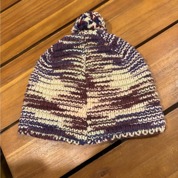 Missoni Knit Beanie Hat with Pompom - Picture 4 of 5